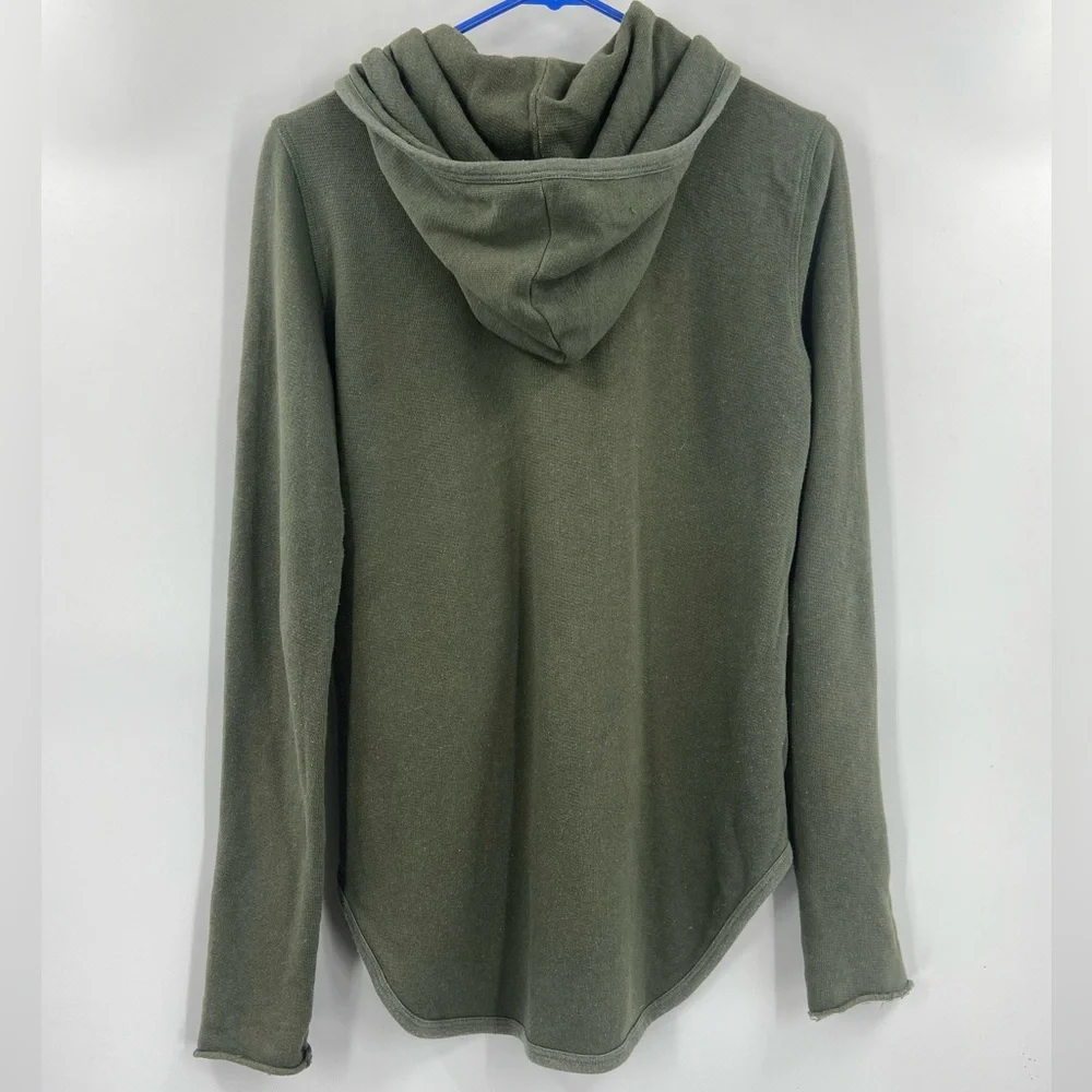 ATM Anthony Thomas Melillo French Terry Zip Hoodie Olive‎ Green Small
